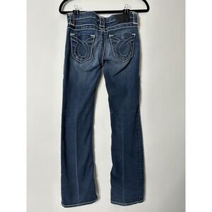 Big Star Women Size 25 R Liv Boot Cut Jeans Distressed